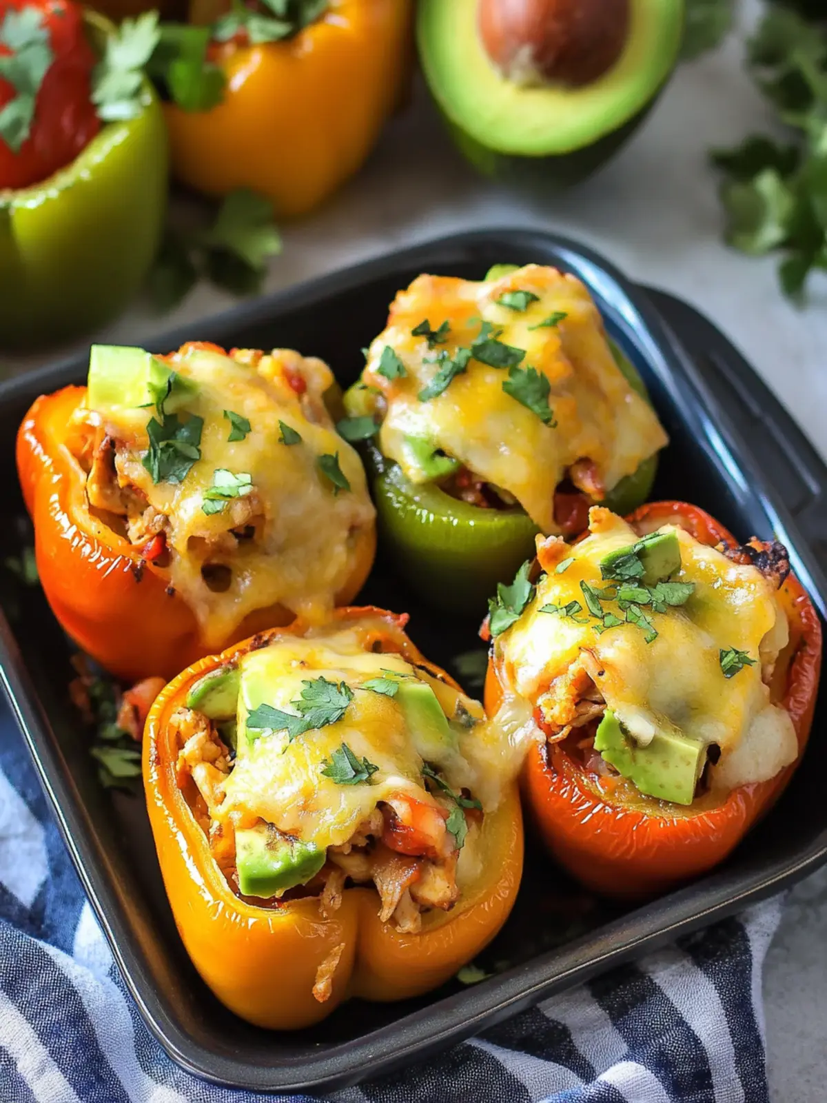Chipotle Chicken Avocado Stuffed Peppers Your New Favorite Dish 5 Chipotle Chicken Avocado Stuffed Peppers