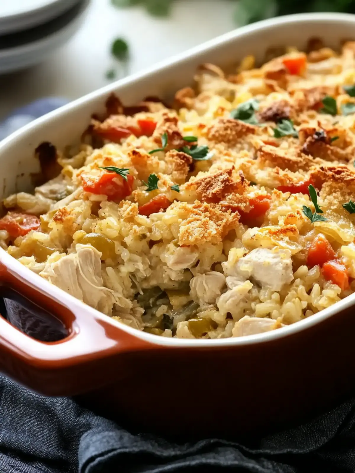 Comforting Chicken & Rice Casserole Your Family Will Devour 5 Chicken & Rice Casserole
