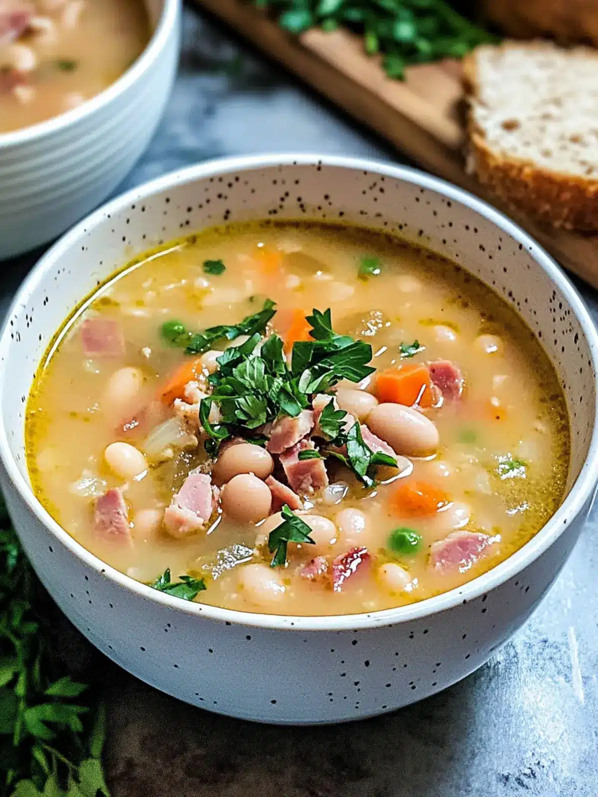 Warm Up with Hearty White Bean Ham Bone Soup Today 5 White Bean Ham Bone Soup