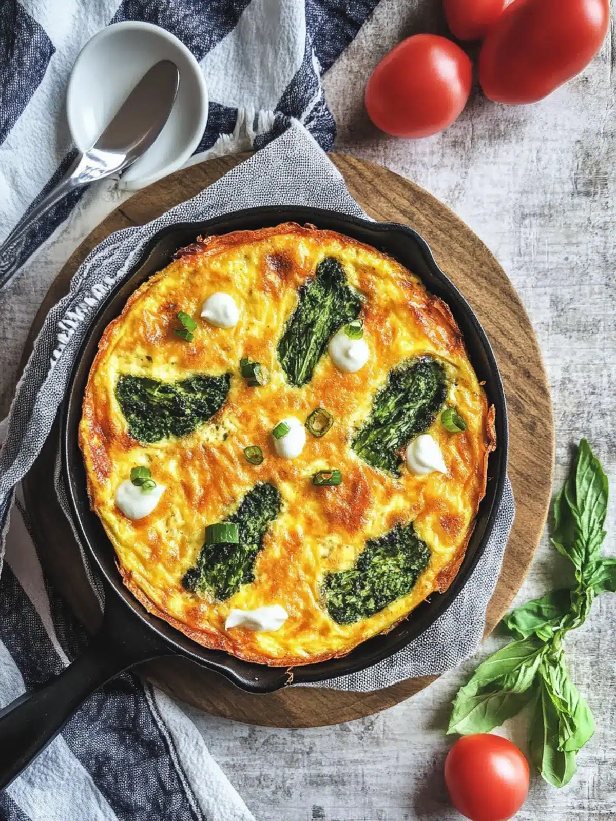 Savory Baked Frittata with Turkey Ham and Veggies Delight 2 Baked Frittata