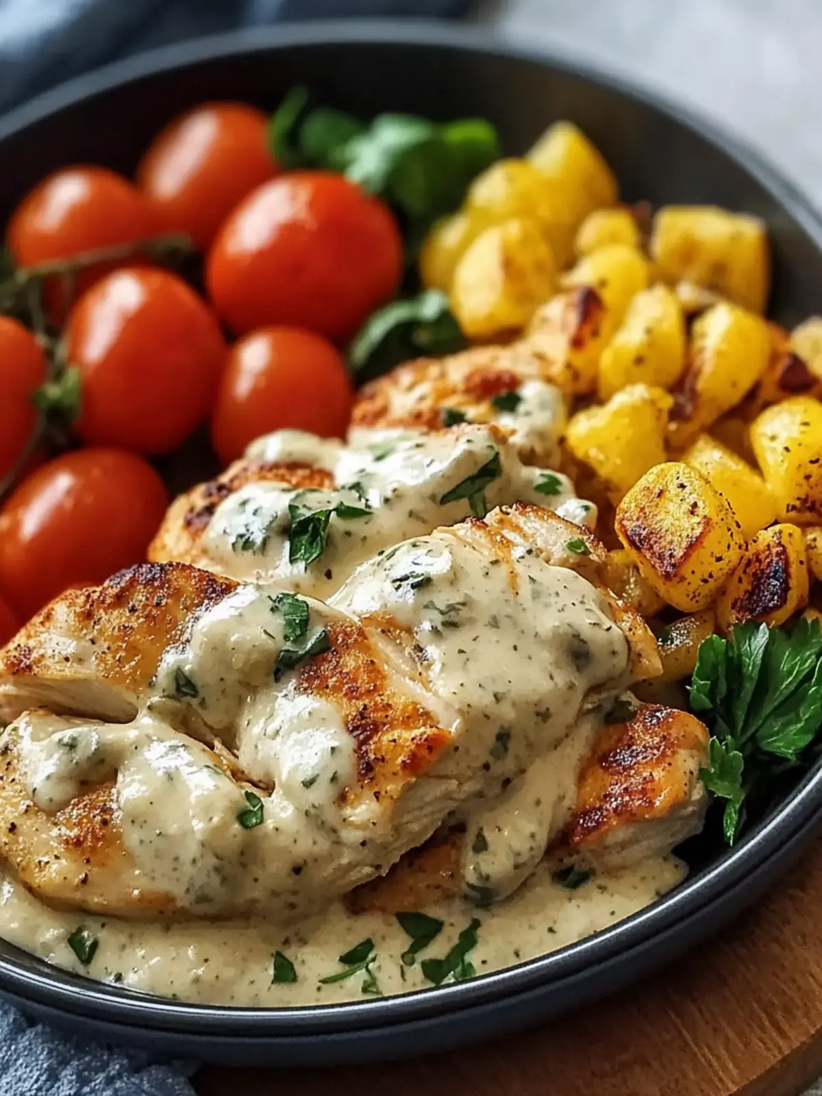 Creamy Ranch Chicken Delight with Flavor-Packed Veggies 3 Creamy Ranch Chicken