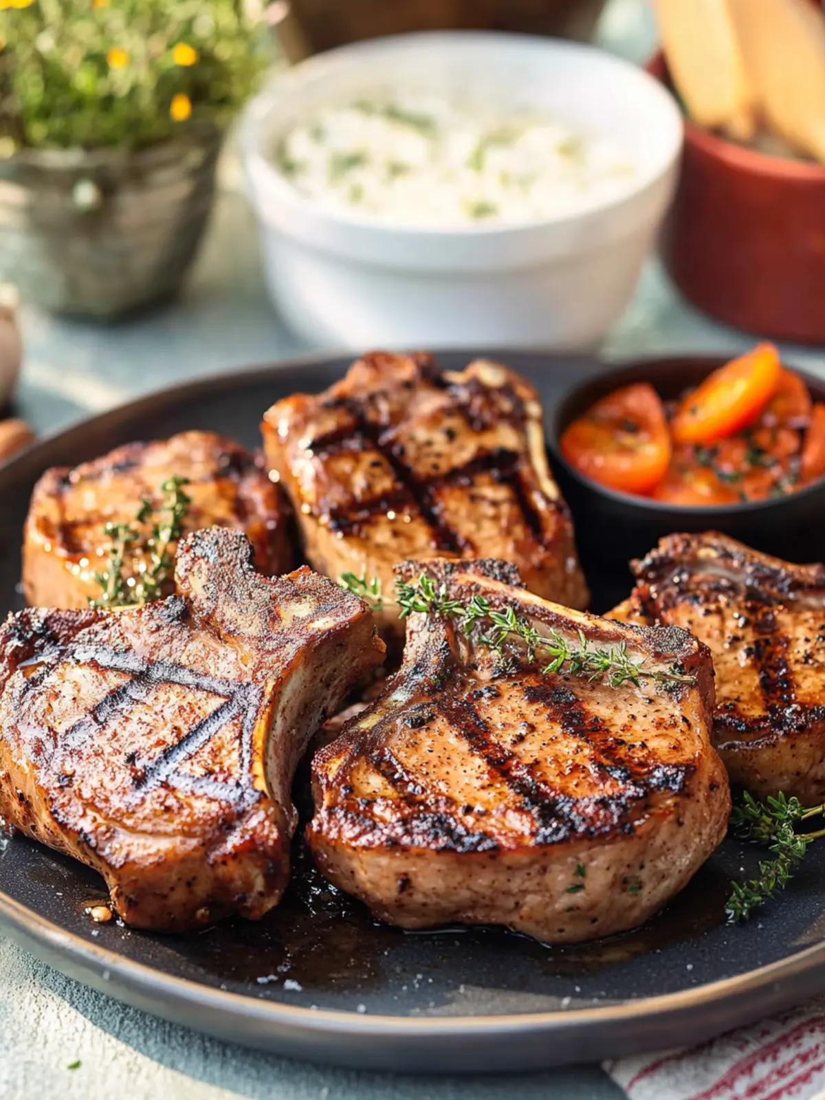 Savory Grilled Pork Chops with Sweet Marinade Magic 2 Grilled Pork Chops