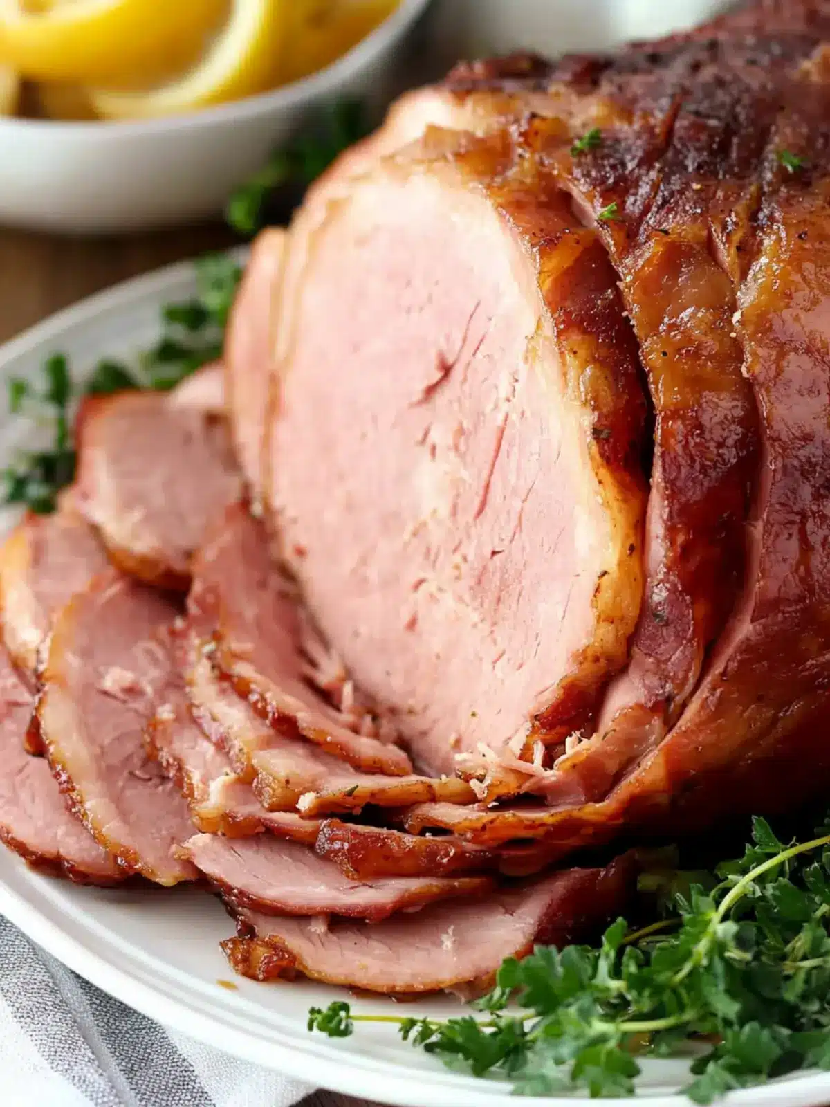 Irresistible Crock Pot Ham with Sweet Maple Glaze 3 Crock Pot Ham