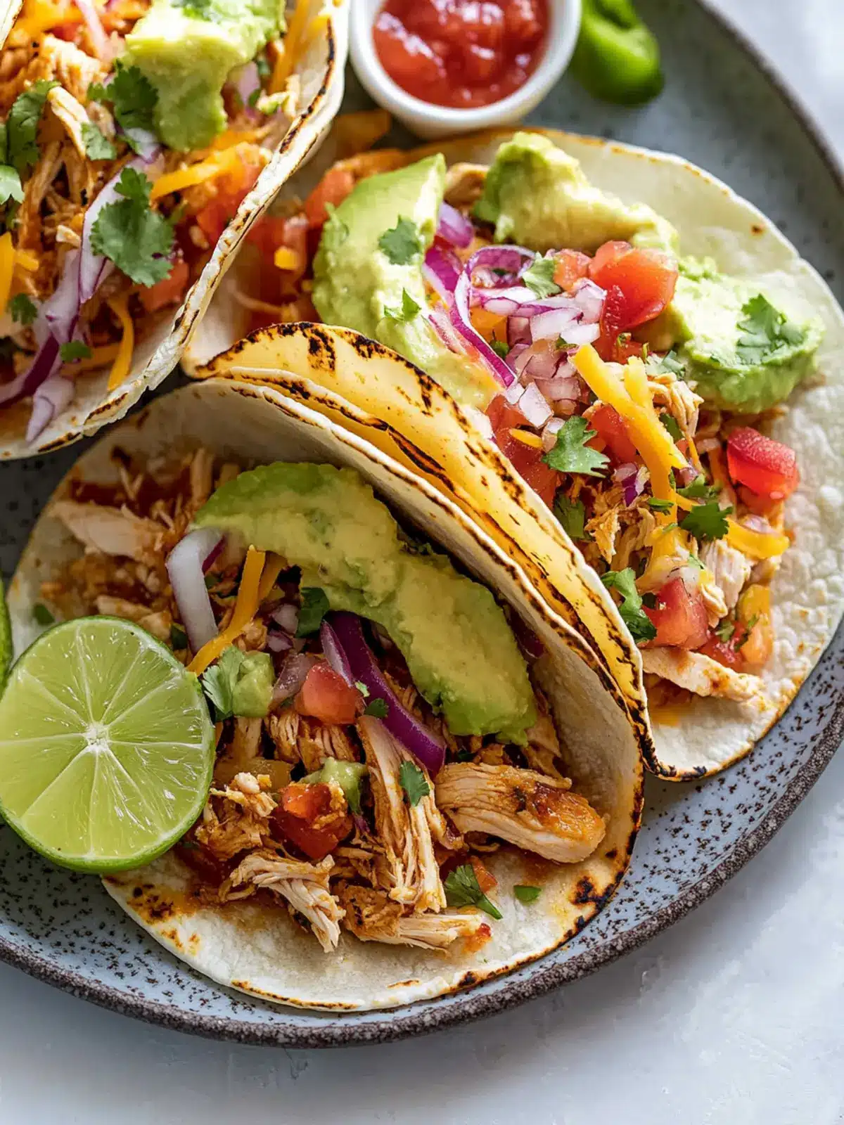Savory Crockpot Chicken Tacos for Effortless Dining Delight 5 Crockpot Chicken Tacos