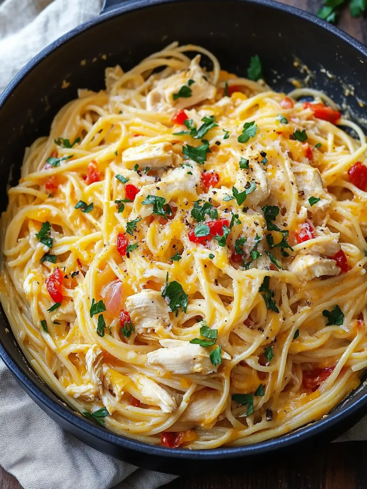 Creamy Chicken Spaghetti for Comfort Food Lovers 5 Chicken Spaghetti