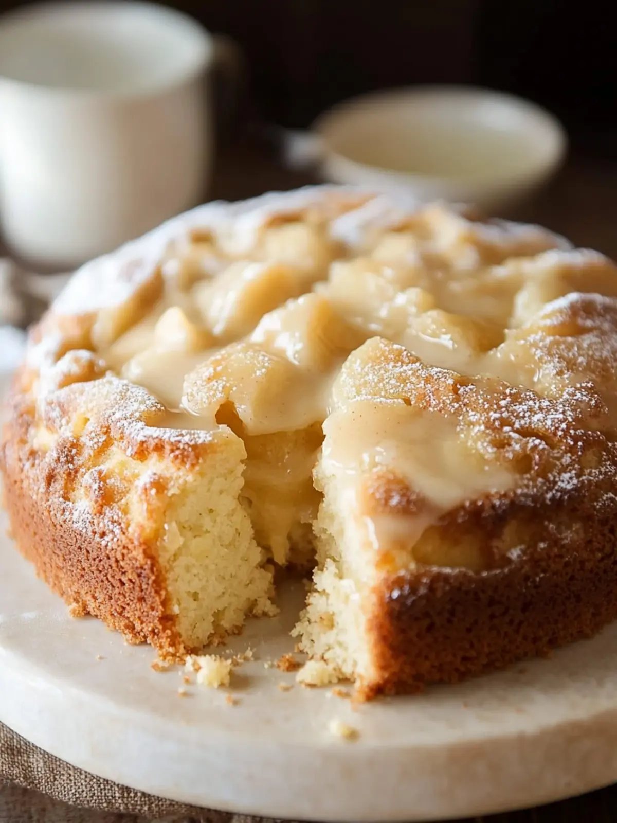 Delicious Irish Apple Cake with Creamy Custard Sauce Delight 5 Irish Apple Cake with Custard Sauce