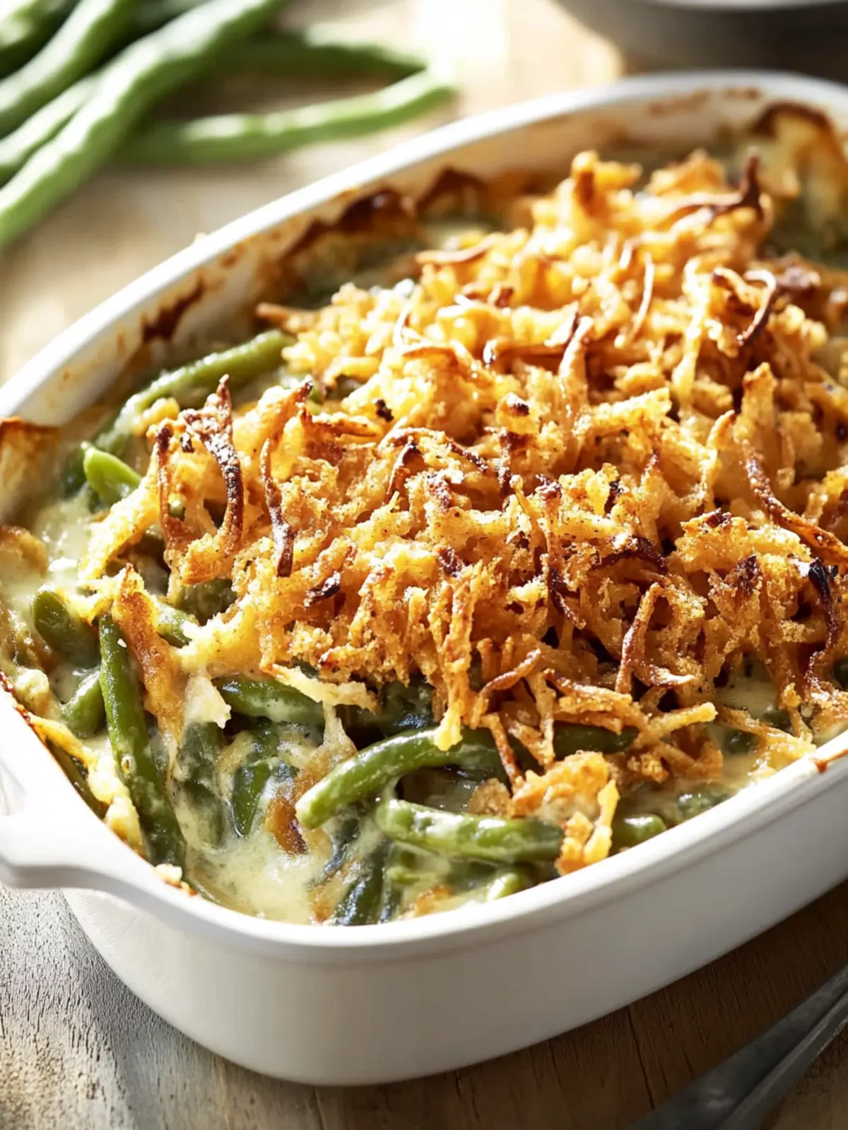 Ultimate Campbell’s Green Bean Casserole You'll Crave Forever 4 Campbell’s Green Bean Casserole