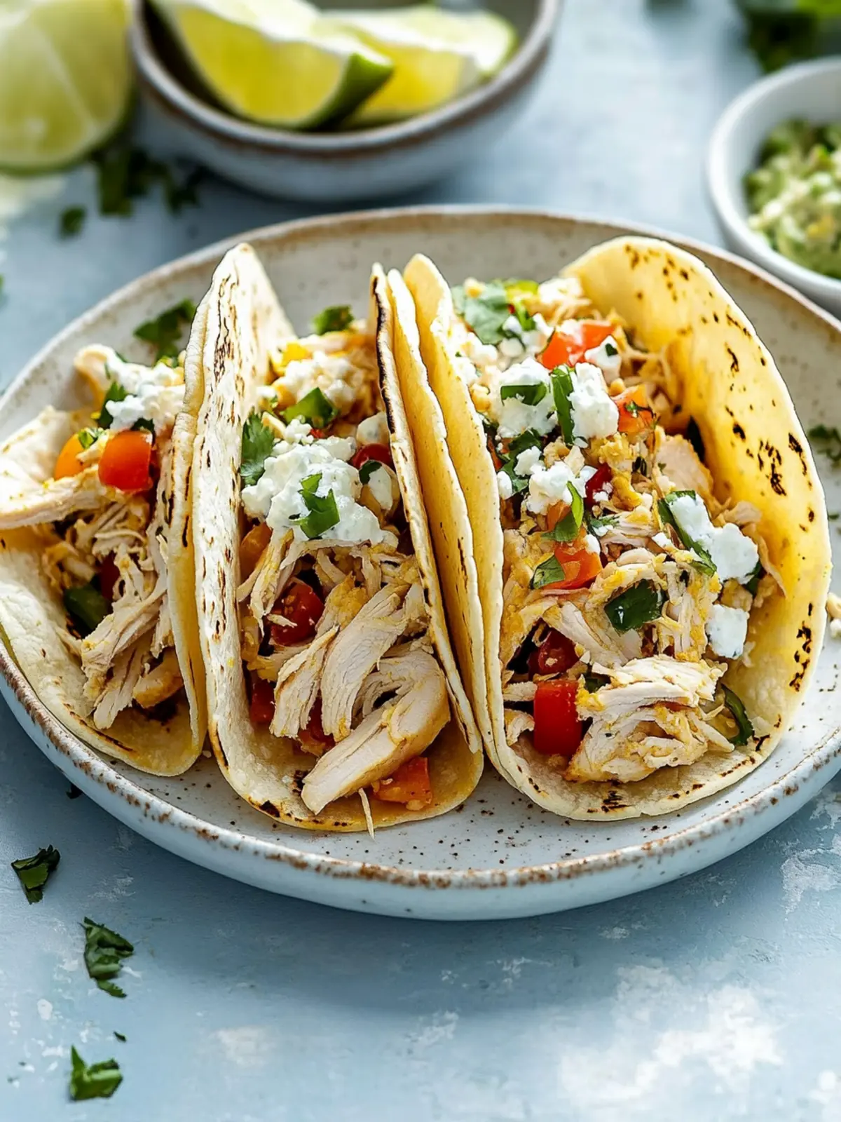 Savory Chicken Tacos with Shredded Chicken You’ll Love 2 Chicken Tacos with Shredded Chicken
