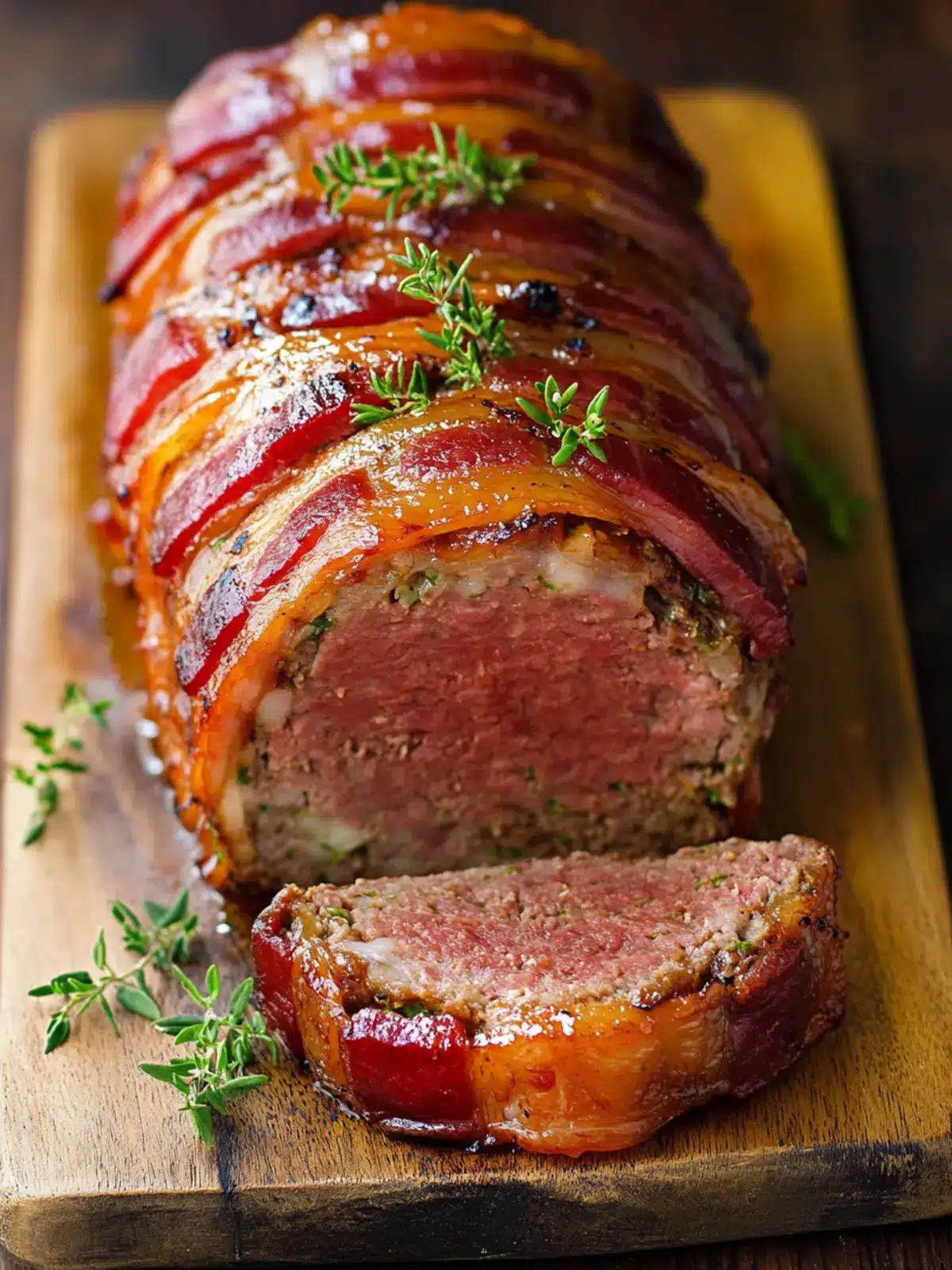 Bacon Wrapped Meatloaf: The Ultimate Comfort Food Delight 2 Bacon Wrapped Meatloaf