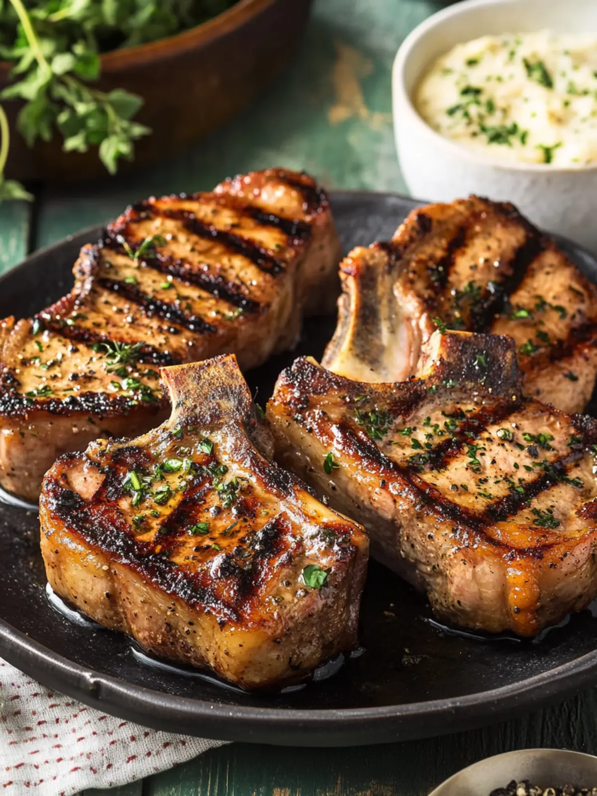 Juicy Grilled Pork Chops with a Flavorful Marinade Secret 5 Grilled Pork Chops