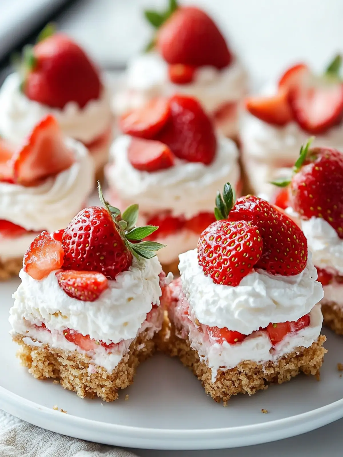 Irresistible Strawberry Shortcake Cheesecake Bites Recipe 3 Strawberry Shortcake Cheesecake Bites