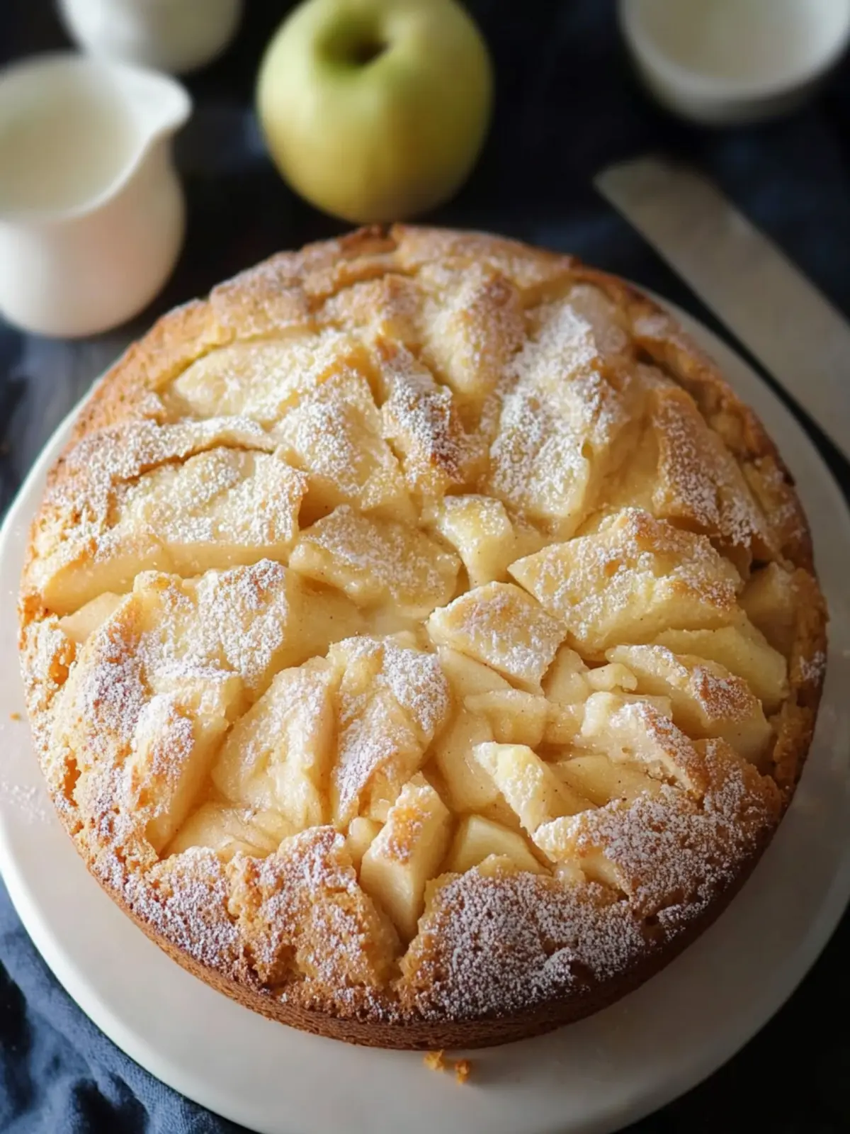Delicious Irish Apple Cake with Creamy Custard Sauce Delight 4 Irish Apple Cake with Custard Sauce