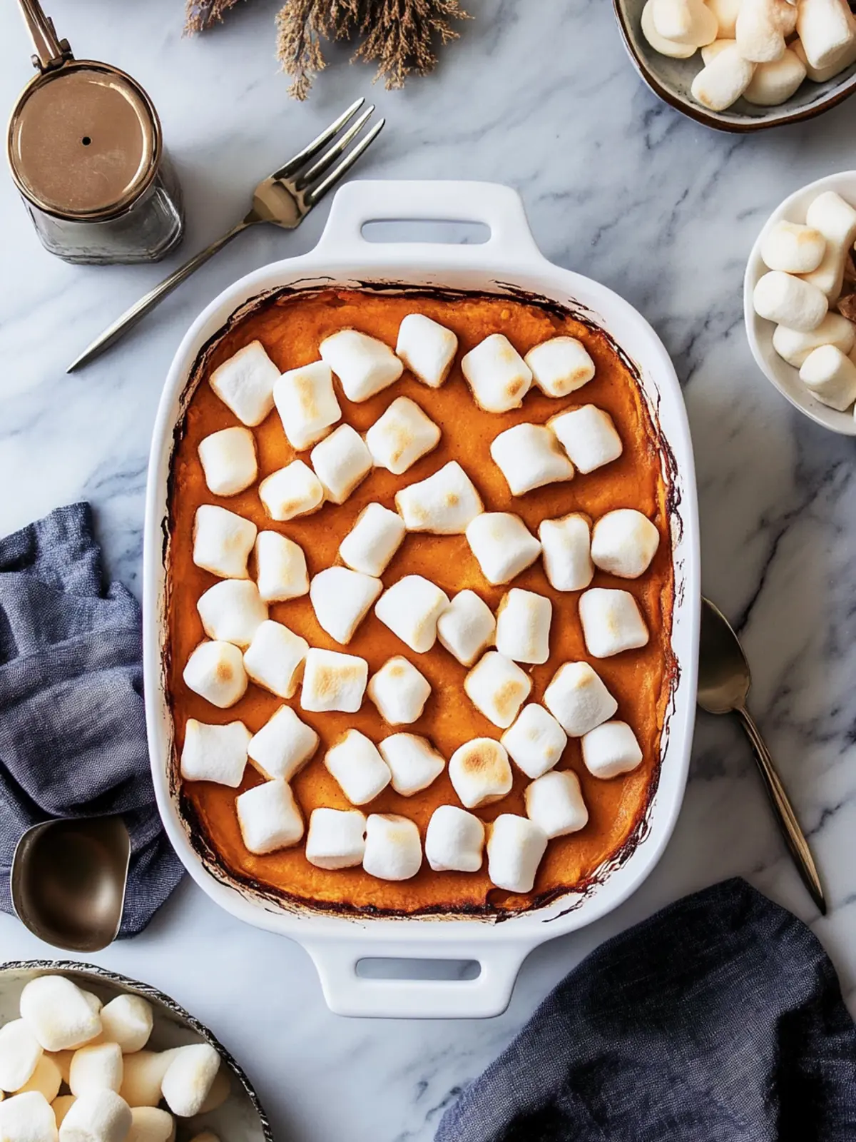 Delicious Sweet Potato Casserole with Marshmallows Bliss 3 Sweet Potato Casserole with Marshmallows