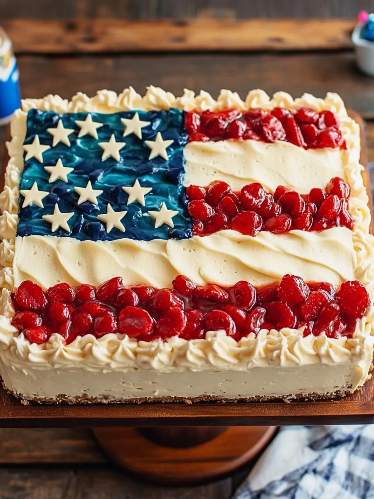 Delicious Flag Cake That's Perfect for Celebrations 3 Flag Cake
