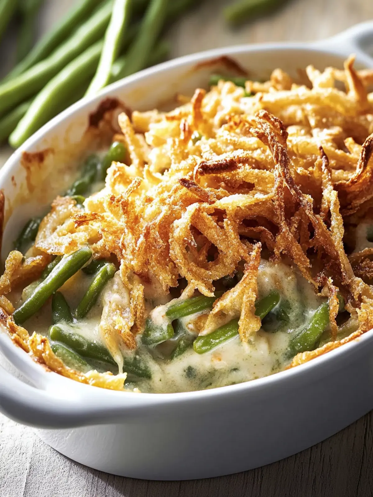 Ultimate Campbell’s Green Bean Casserole You'll Crave Forever 2 Campbell’s Green Bean Casserole