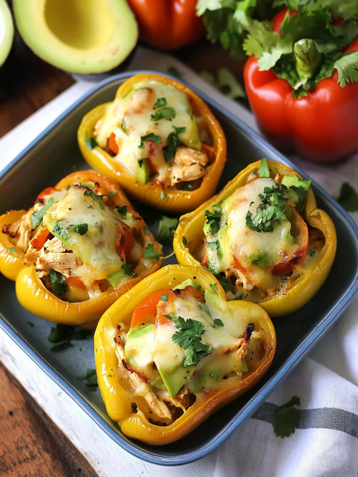 Chipotle Chicken Avocado Stuffed Peppers for a Flavor Boost 5 Chipotle Chicken Avocado Stuffed Peppers