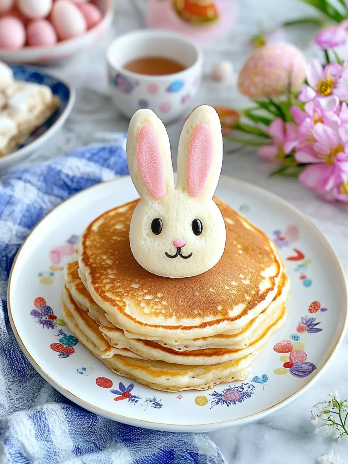 Easter Bunny Pancakes: Fun and Delicious Family Breakfast! 4 Easter Bunny Pancakes