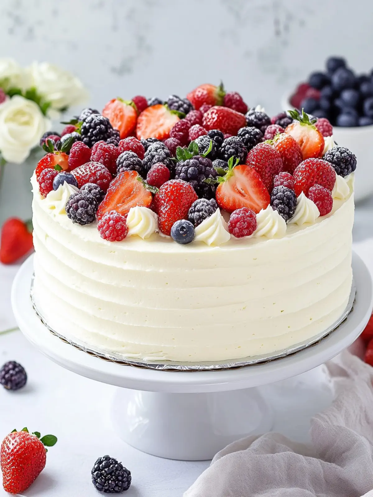 Decadent Berry Chantilly Cake You Can’t Resist Making 4 Berry Chantilly Cake