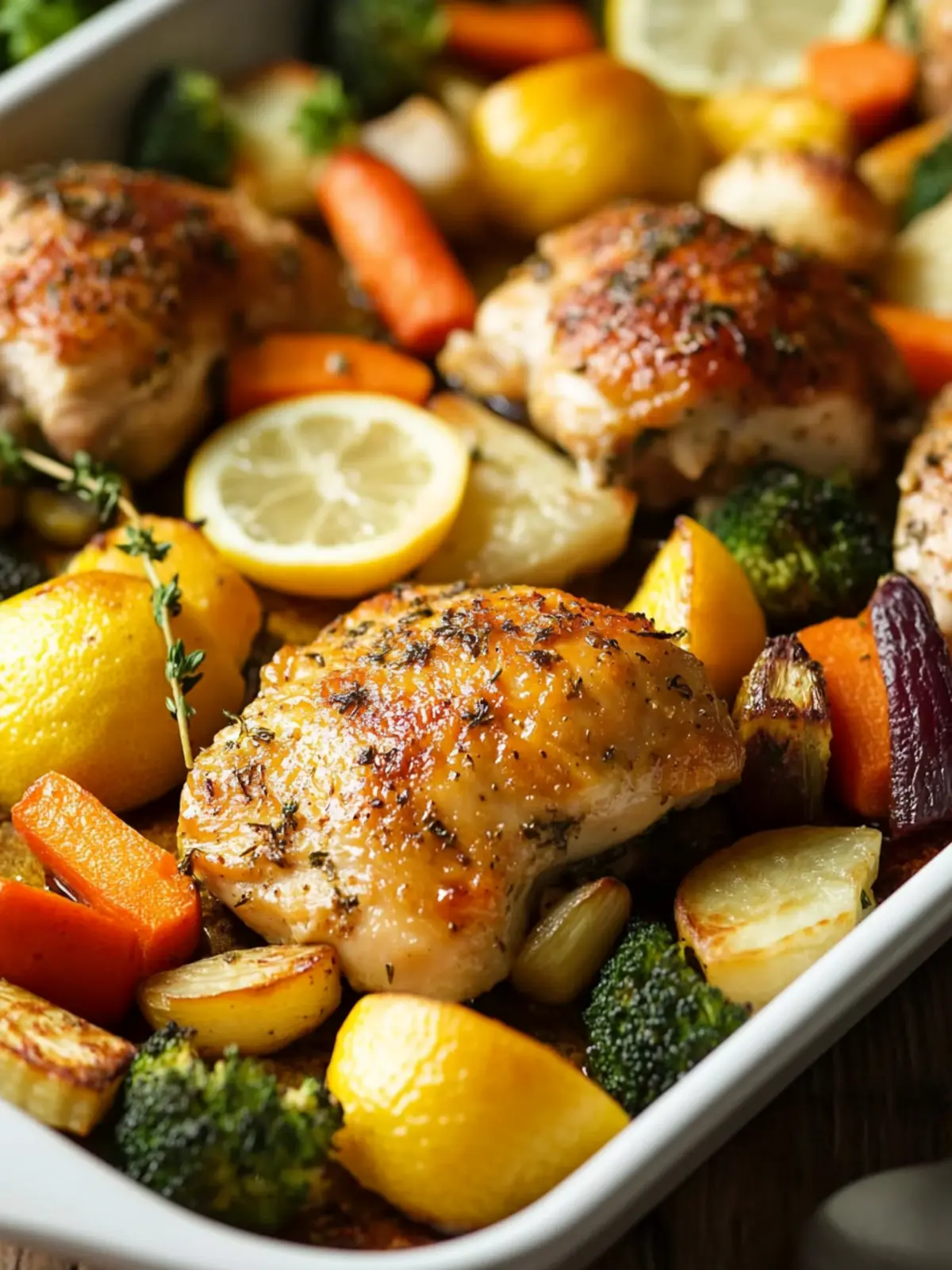 Sheet Pan Lemon Herb Chicken and Vegetables Made Easy 2 Sheet Pan Lemon Herb Chicken and Vegetables