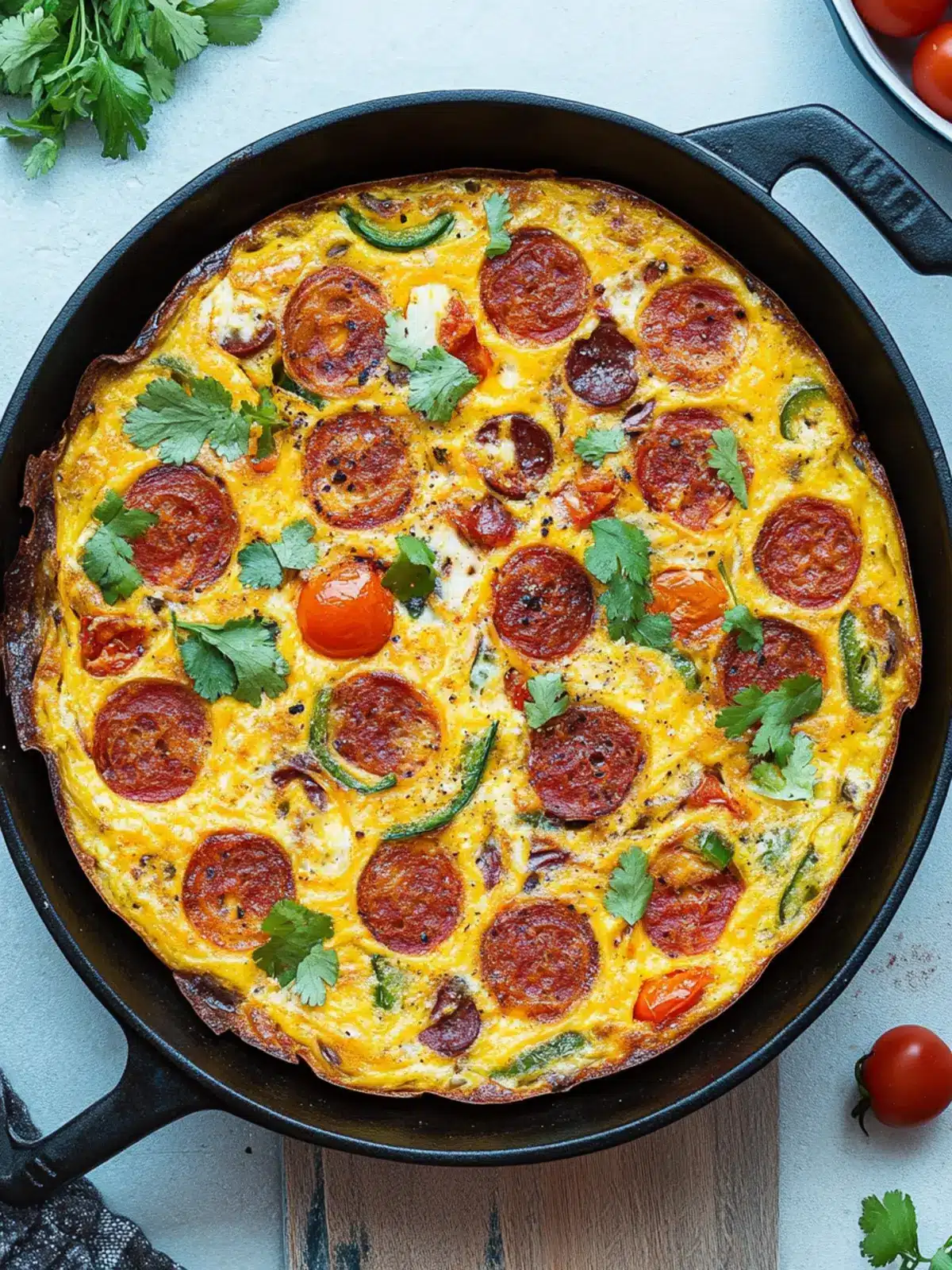 Sizzling Chorizo Frittata for Fast & Flavorful Mornings 5 Chorizo Frittata