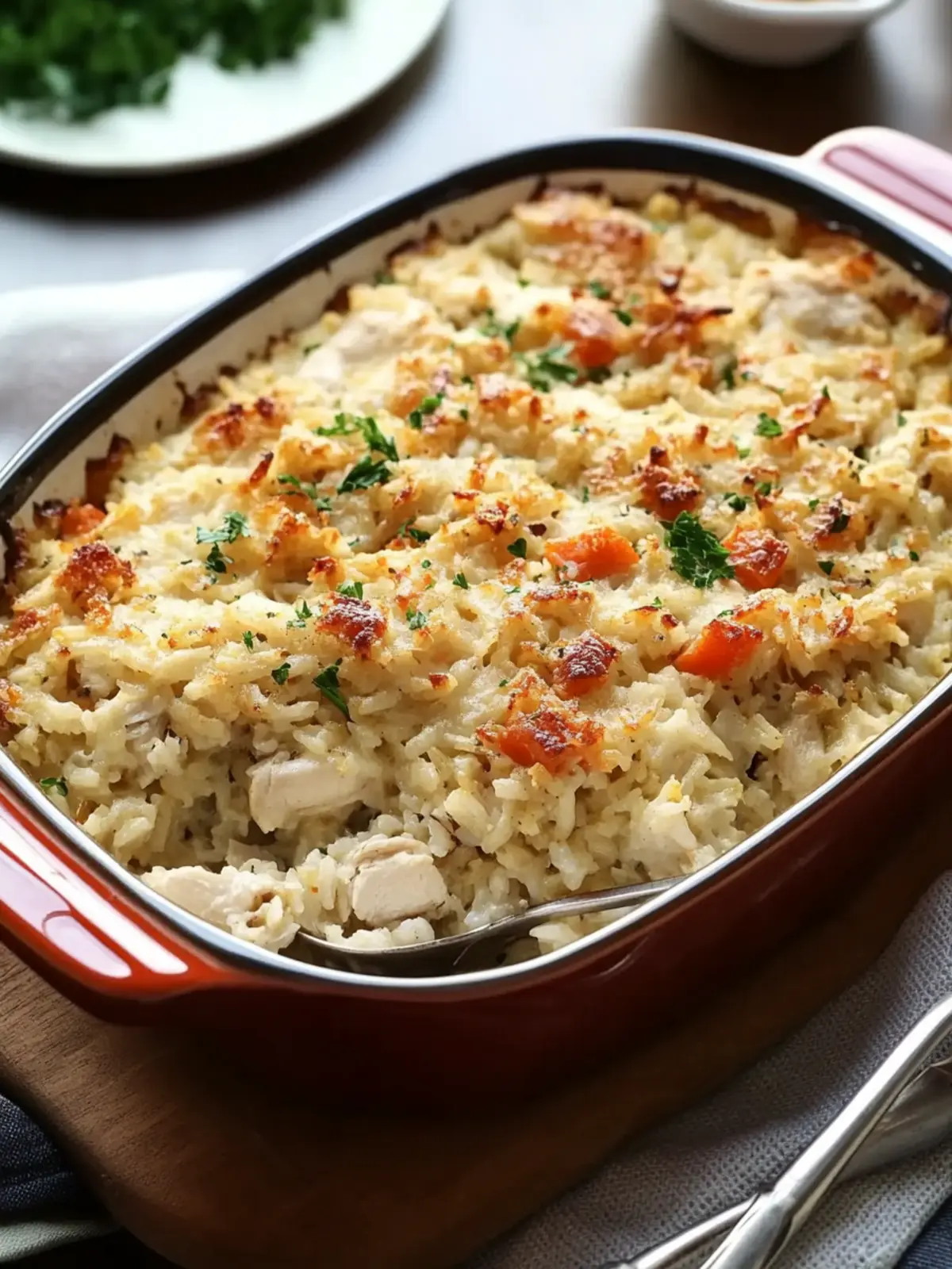 Comforting Chicken & Rice Casserole Your Family Will Devour 3 Chicken & Rice Casserole