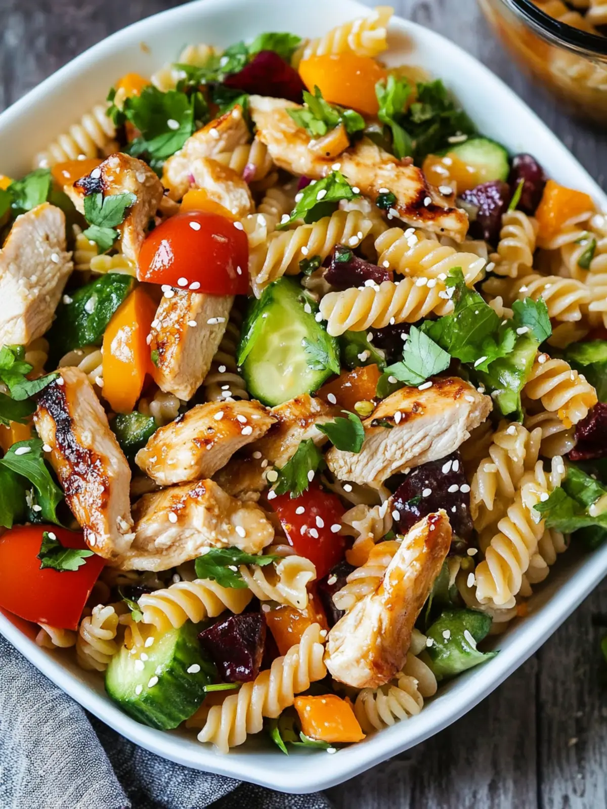 Delicious Teriyaki Chicken Pasta Salad for Fresh Flavors 2 Teriyaki Chicken Pasta Salad