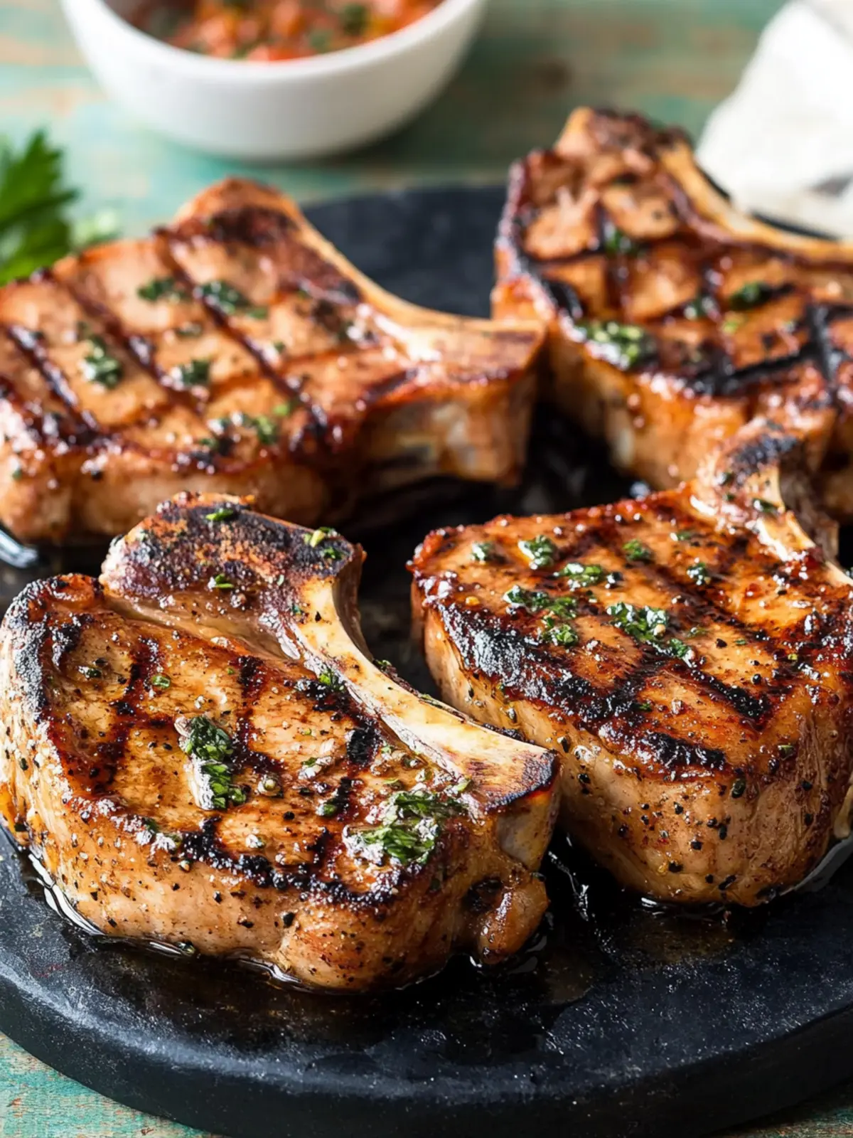 Savory Grilled Pork Chops with Sweet Marinade Magic 3 Grilled Pork Chops