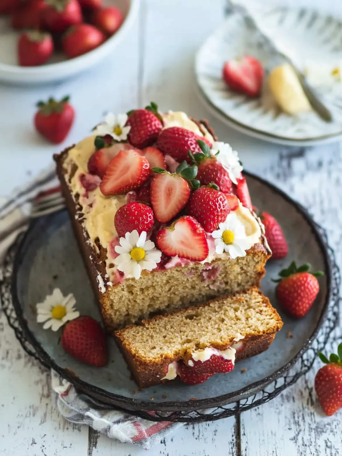 Savory Strawberry Bread With Fresh Strawberries Made Easy 5 Strawberry Bread With Fresh Strawberries