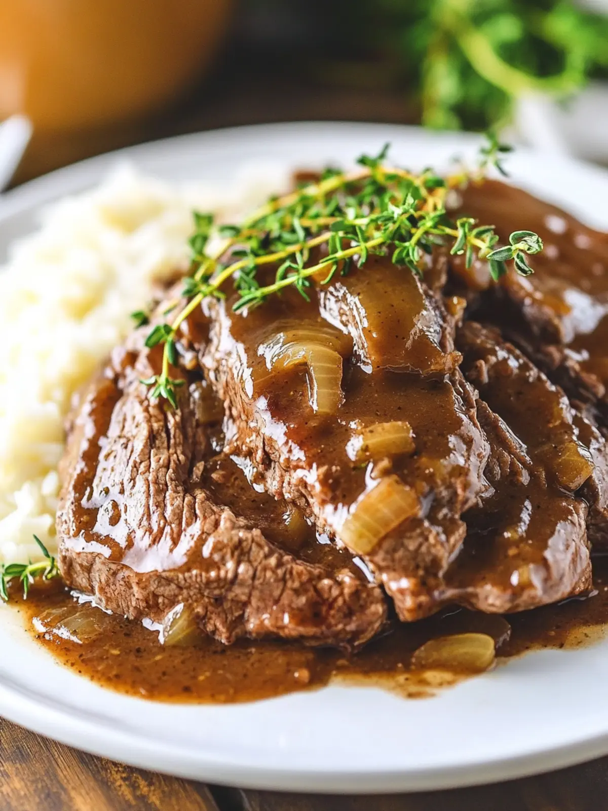 Savory Crockpot Smothered Steak That Melts in Your Mouth 2 Crockpot Smothered Steak