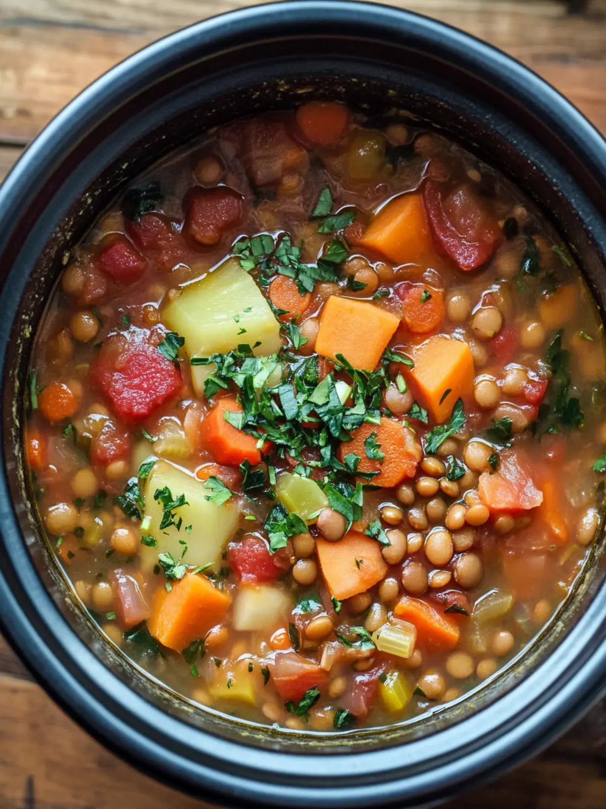Hearty Lentil Vegetable Stew for Ultimate Comfort Cooking 5 Lentil Vegetable Stew