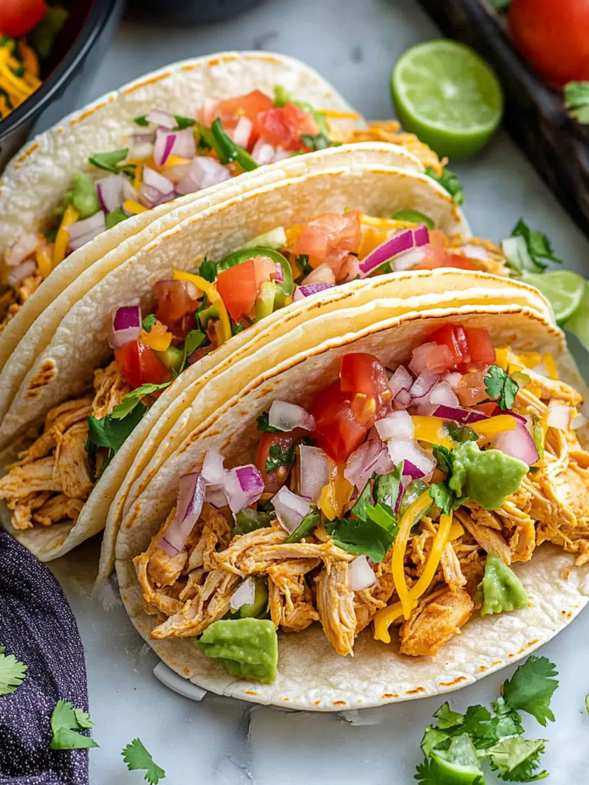 Deliciously Easy Crockpot Chicken Tacos for Busy Days 4 Crockpot Chicken Tacos