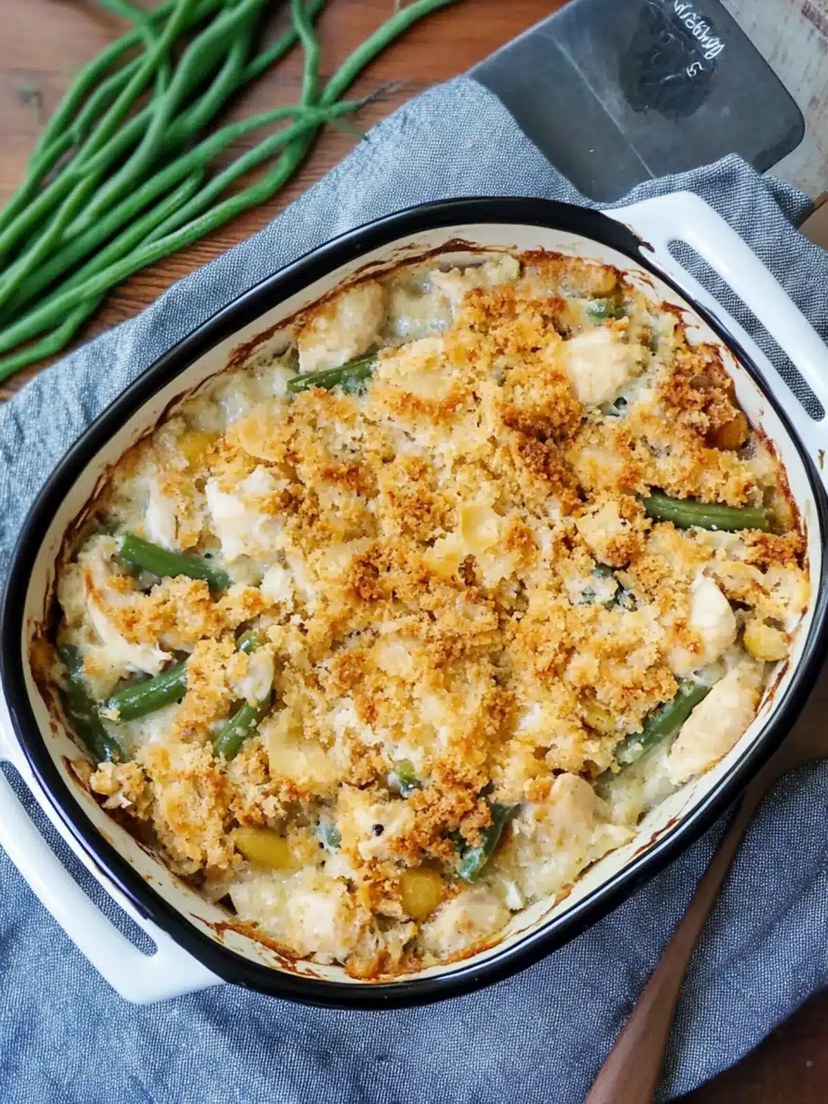 Delicious Chicken & Green Bean Casserole for Cozy Nights 3 Chicken & Green Bean Casserole