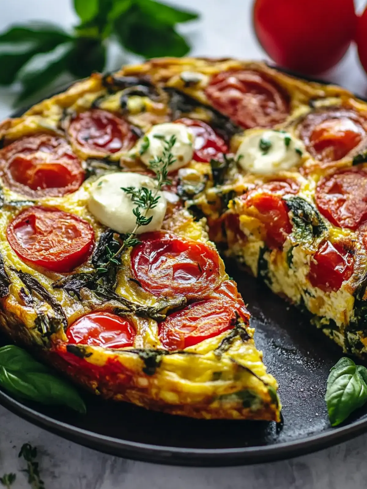 Mediterranean Frittata Veggie: Wholesome and Flavorful Delight 3 Mediterranean Frittata Veggie