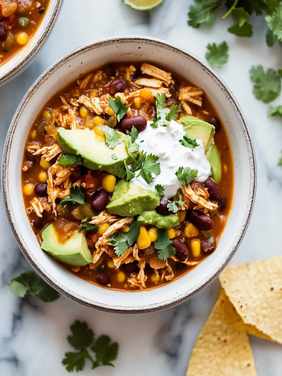 Savory Chicken Taco Chili That’ll Warm Your Soul 2 Chicken Taco Chili