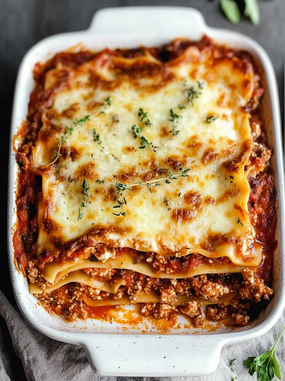 Mouthwatering Meat Lasagna That Steals the Show! 3 Meat Lasagna