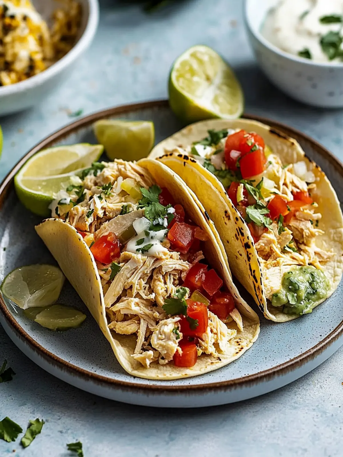 Savory Chicken Tacos with Shredded Chicken You’ll Love 3 Chicken Tacos with Shredded Chicken