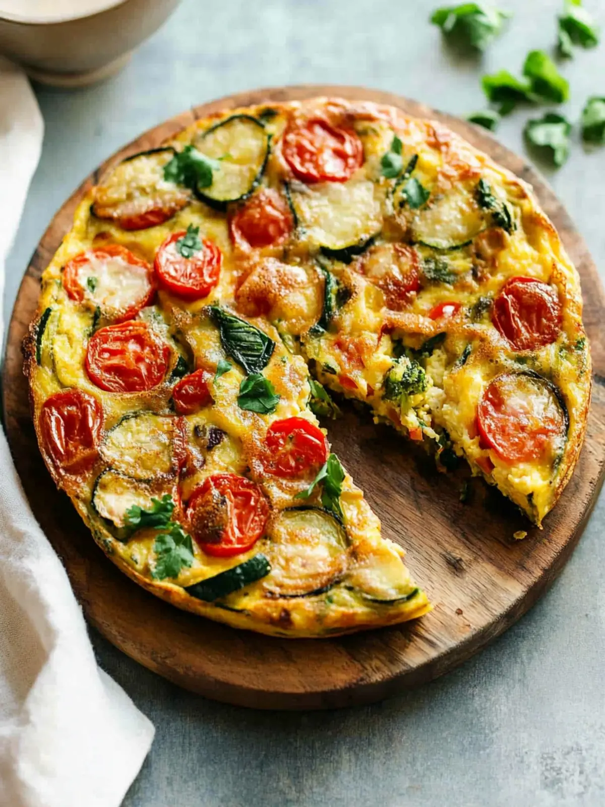 Savory Vegetable Frittata for a Quick, Healthy Meal 5 Vegetable Frittata