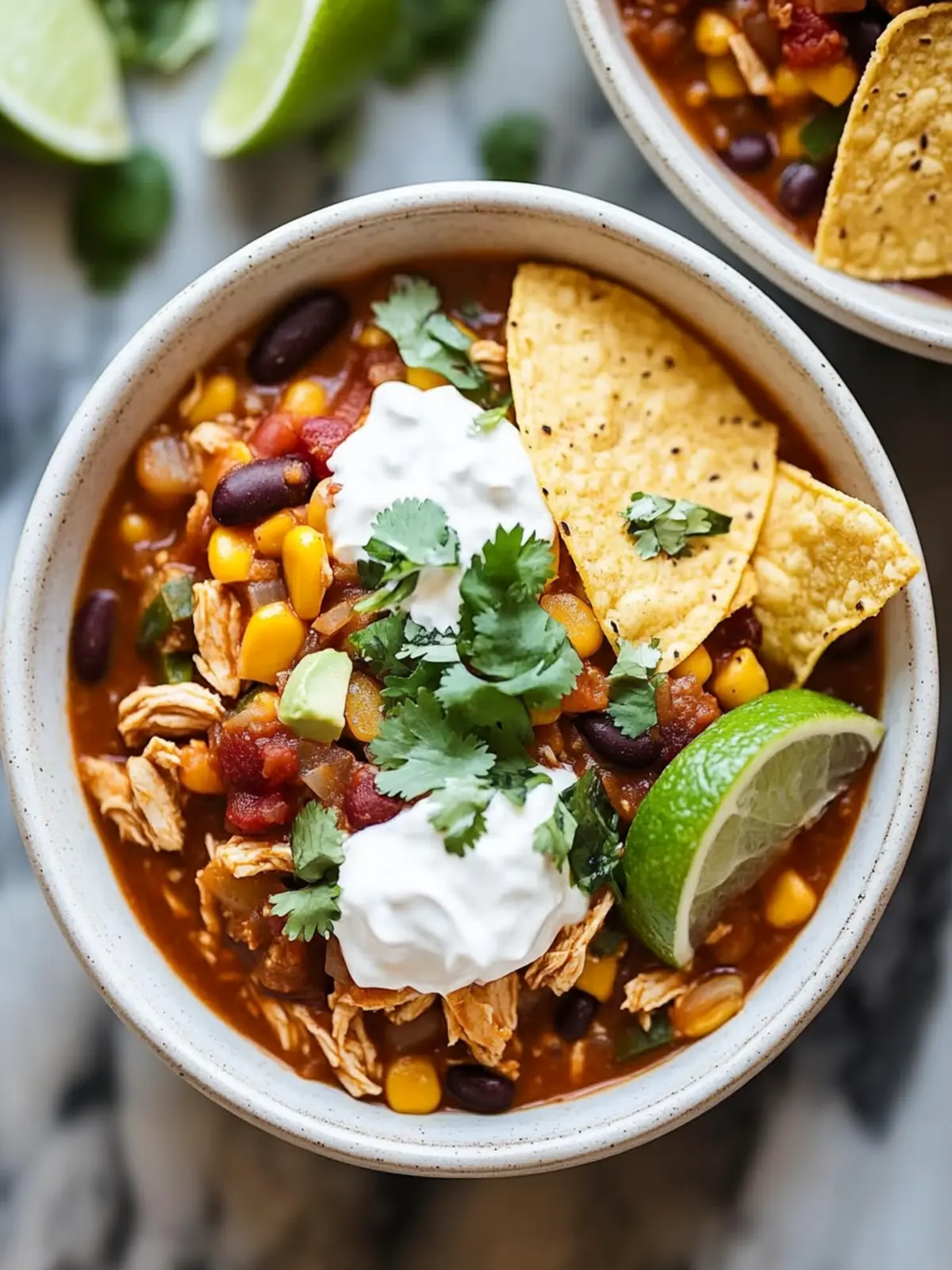 Savory Chicken Taco Chili That’ll Warm Your Soul 5 Chicken Taco Chili