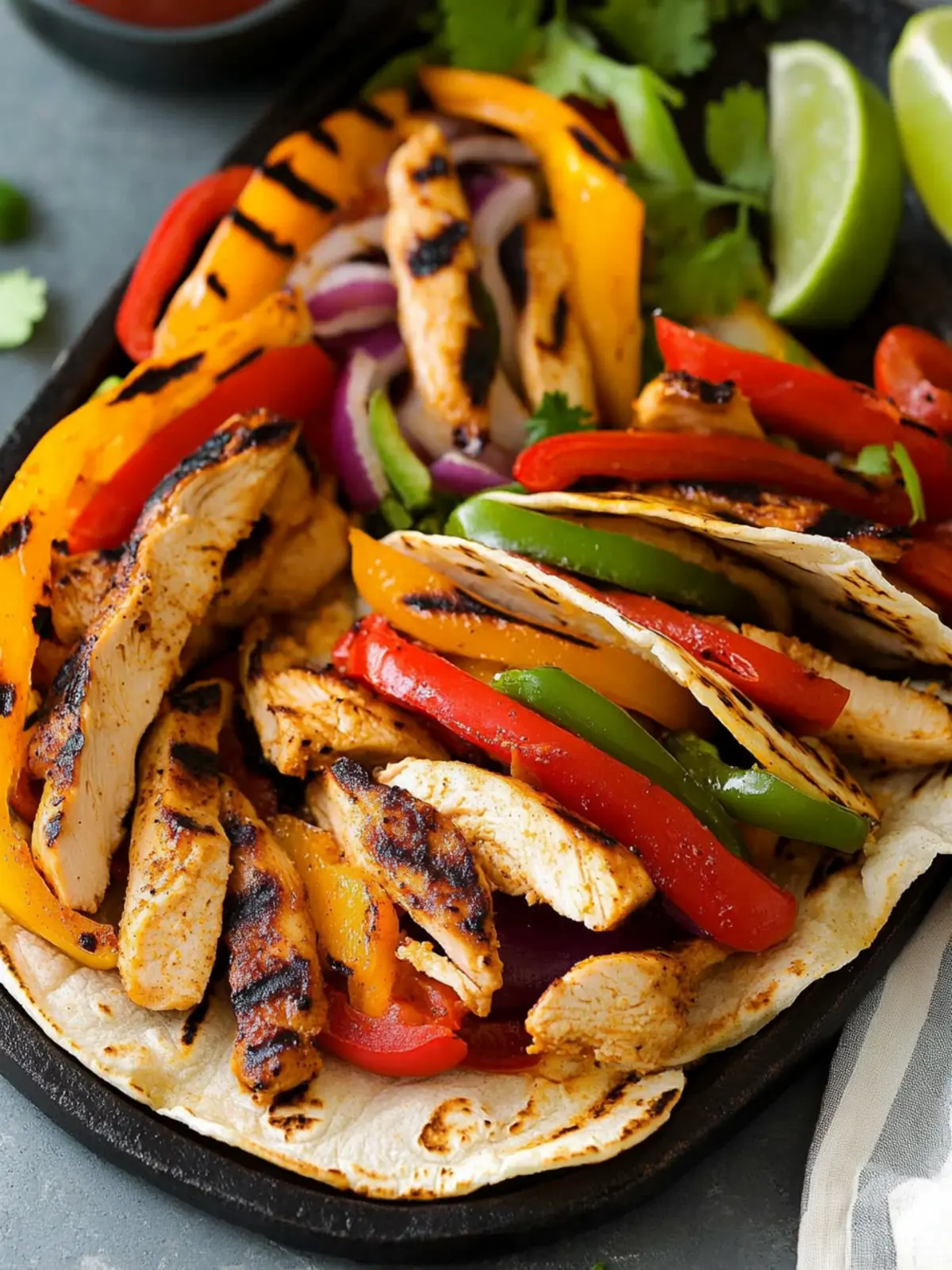 Sizzle Up Flavorful Grilled Chicken Fajitas at Home 3 Grilled Chicken Fajitas