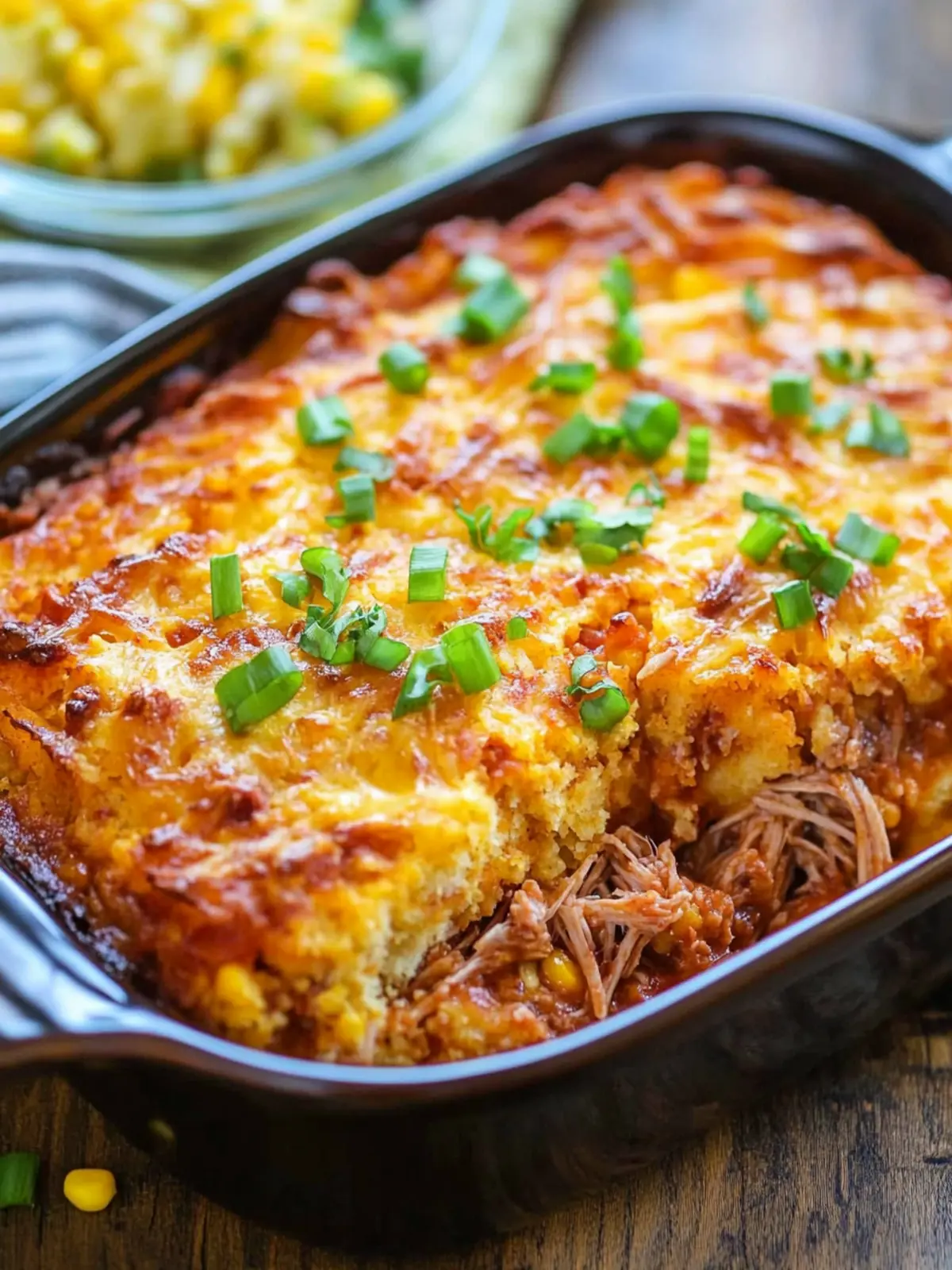 Pulled Pork Cornbread Casserole: Comfort Food Made Easy 5 Pulled Pork Cornbread Casserole
