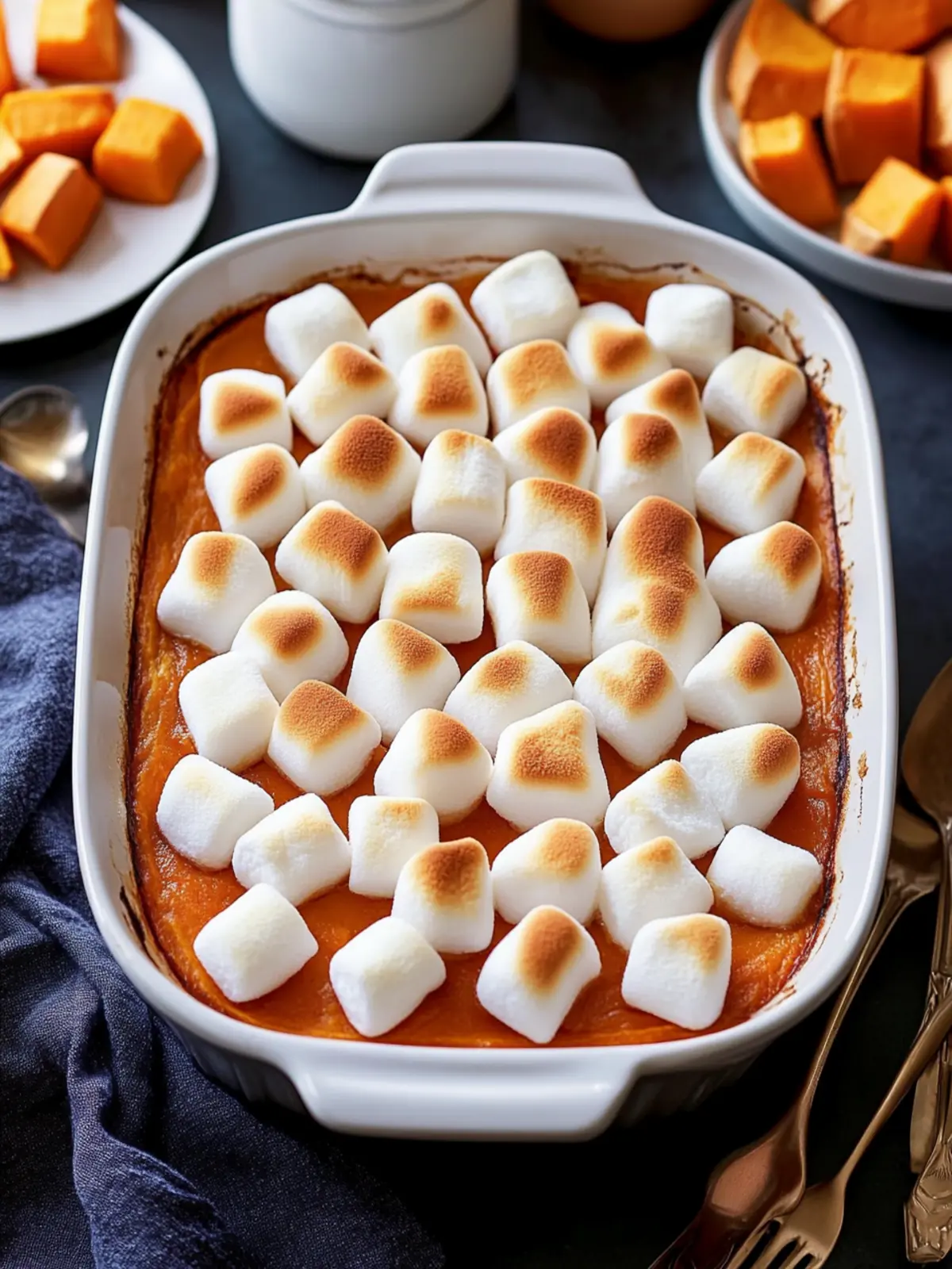 Delicious Sweet Potato Casserole with Marshmallows Bliss 2 Sweet Potato Casserole with Marshmallows
