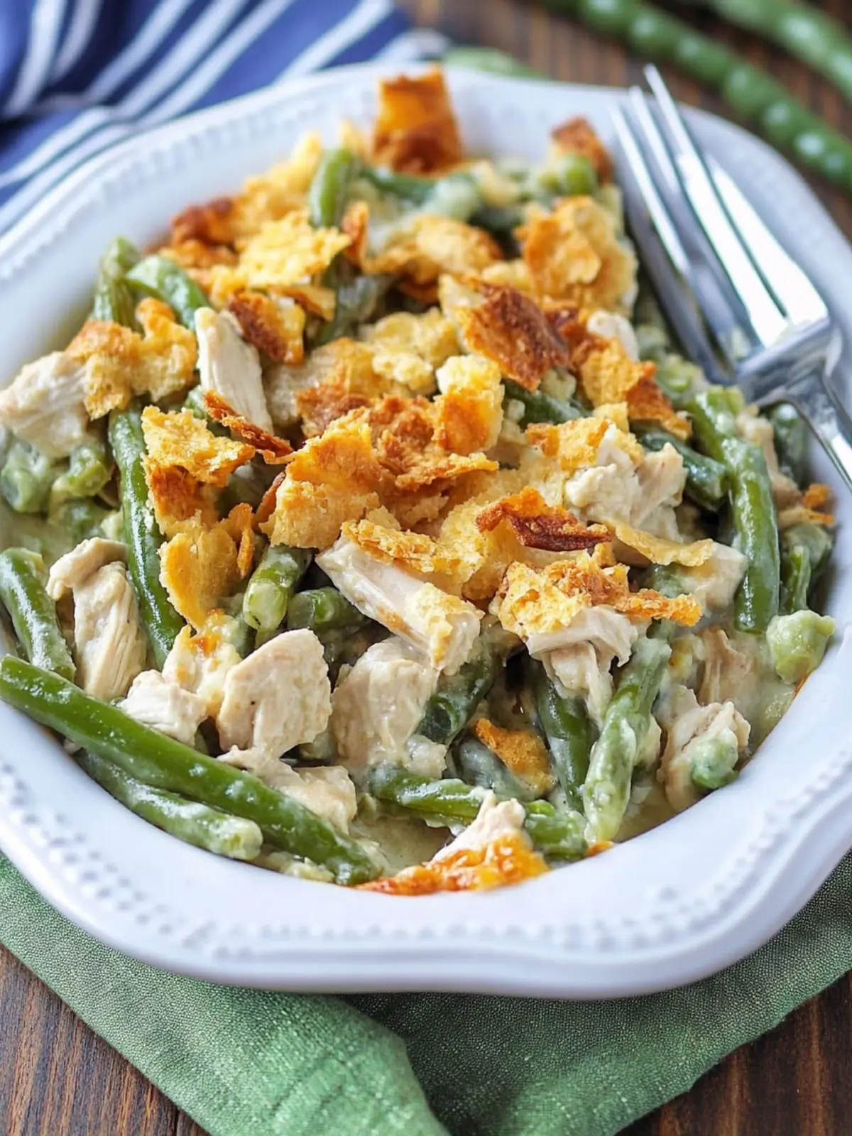Irresistible Chicken Green Bean Casserole You'll Crave! 4 Chicken Green Bean Casserole