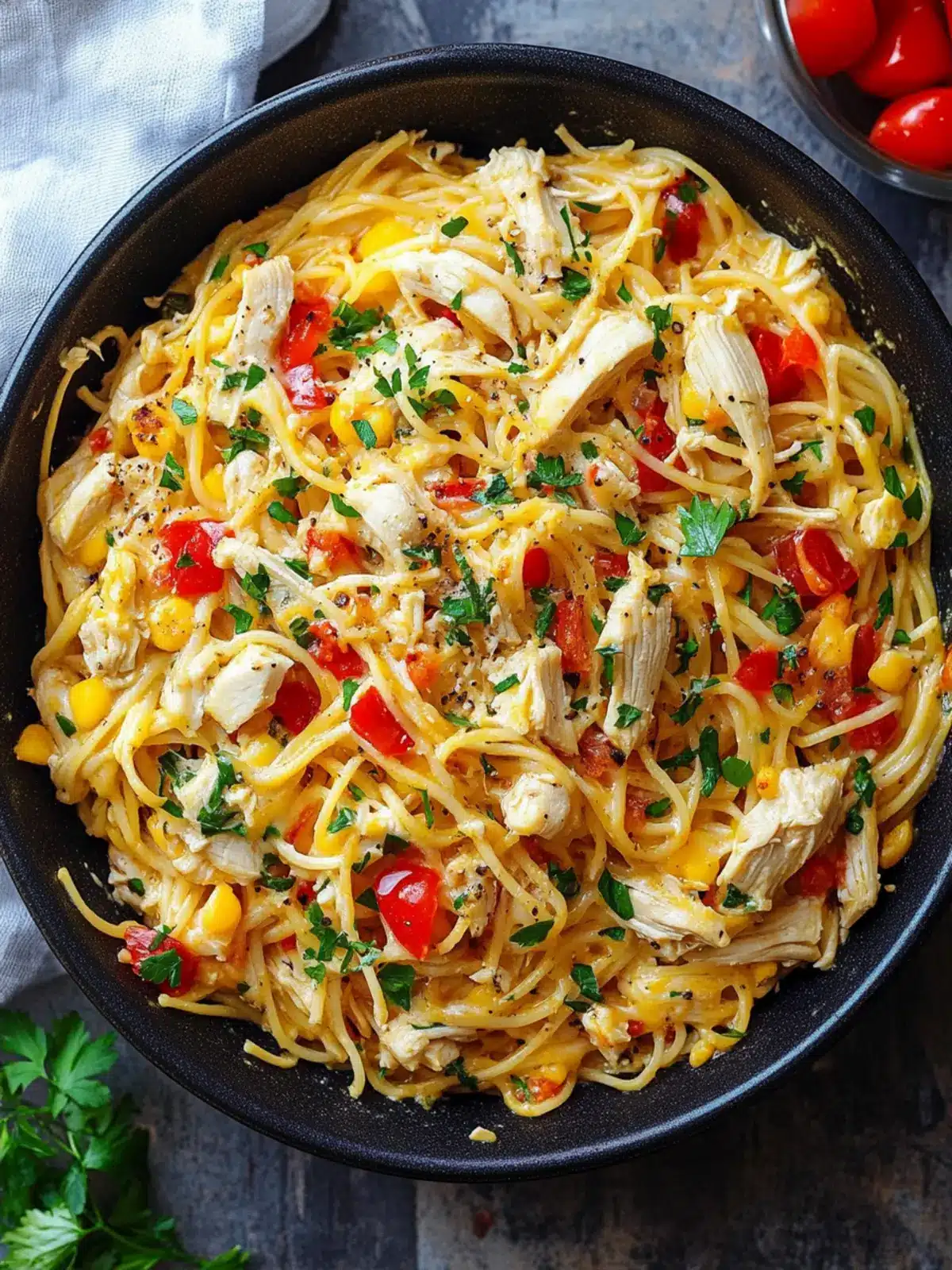 Creamy Chicken Spaghetti for Comfort Food Lovers 3 Chicken Spaghetti