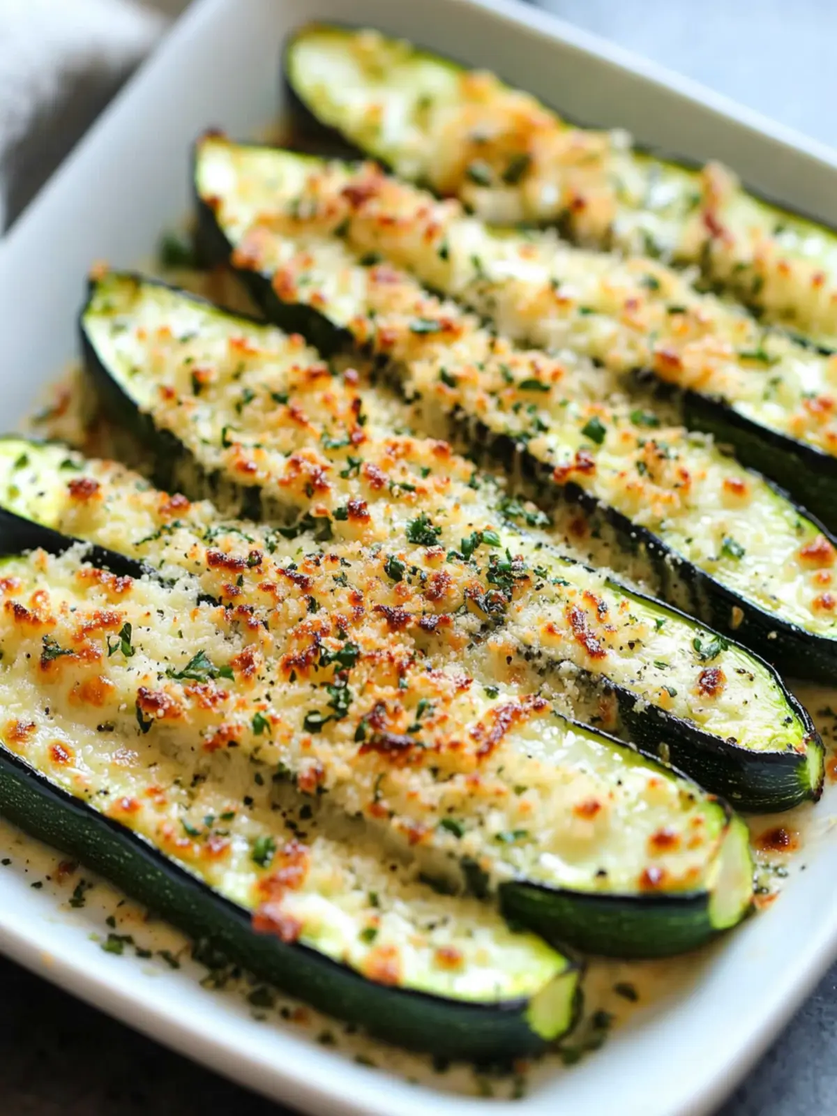 Baked Parmesan Zucchini: Crispy Delight You'll Crave! 4 Baked Parmesan Zucchini
