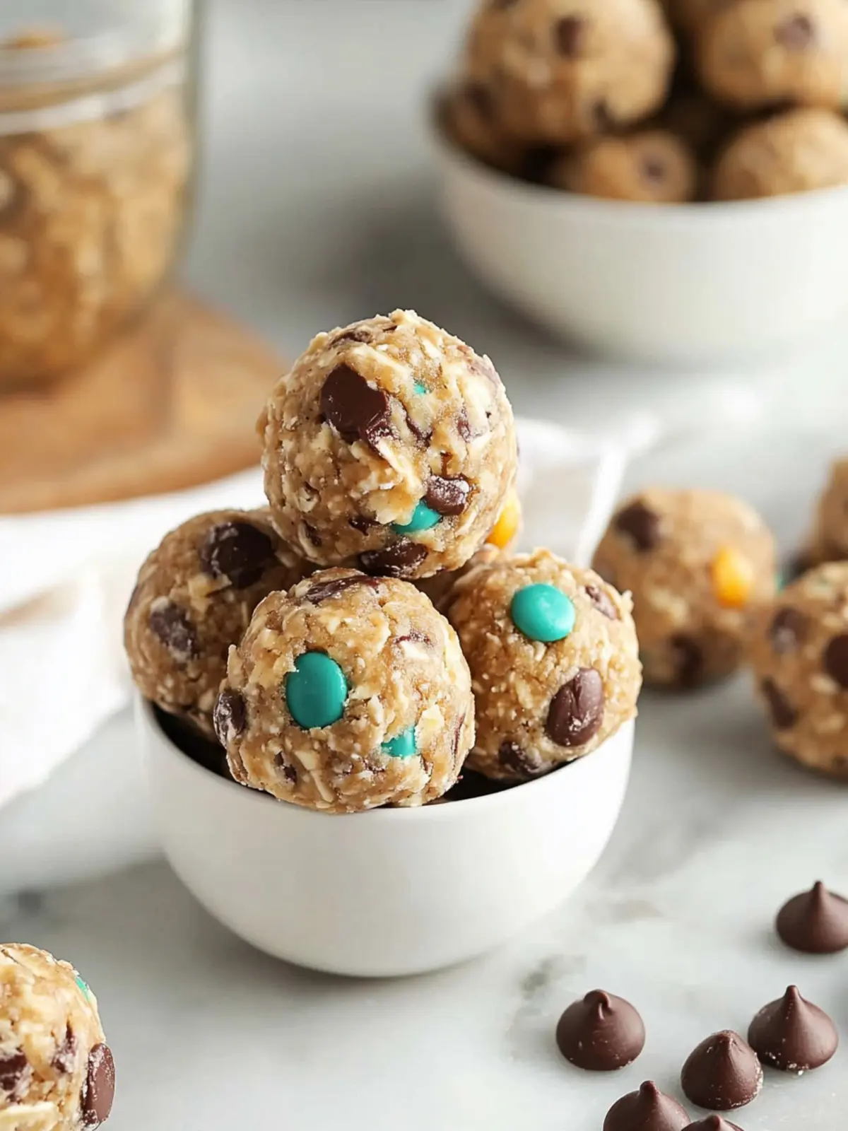 Monster Cookie Balls: Irresistibly Sweet No-Bake Treats 4 Monster Cookie Balls