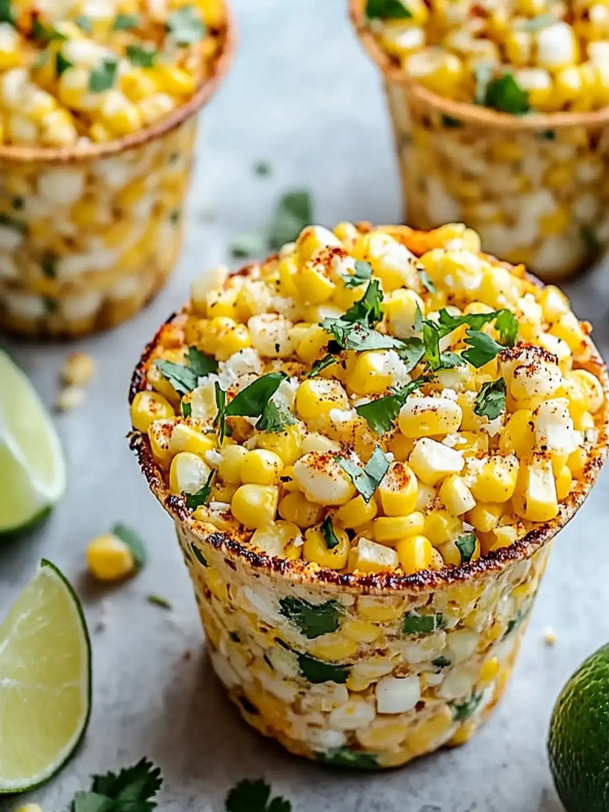 Savor the Flavor: Easy Mexican Street Corn Cups Recipe 3 Mexican Street Corn Cups