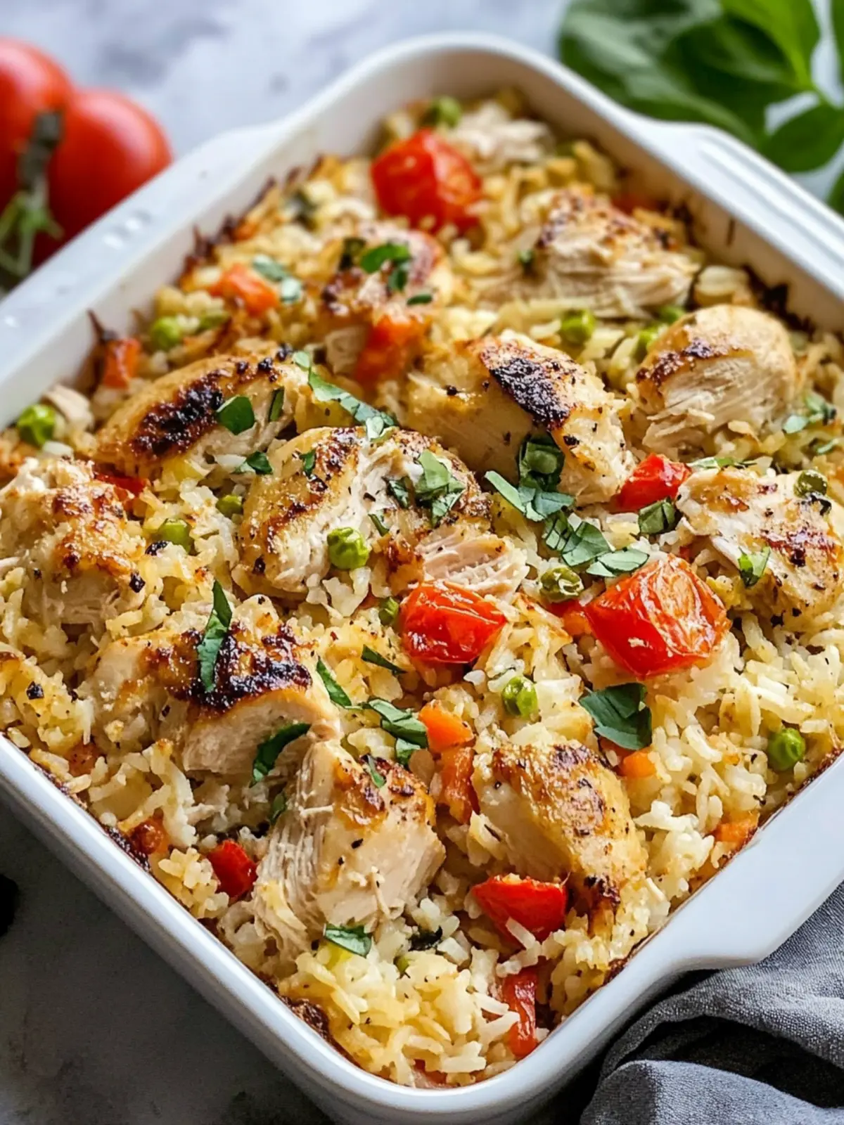 Melt-in-Your-Mouth Italian Chicken Rice Casserole Bliss 2 Italian Chicken Rice Casserole