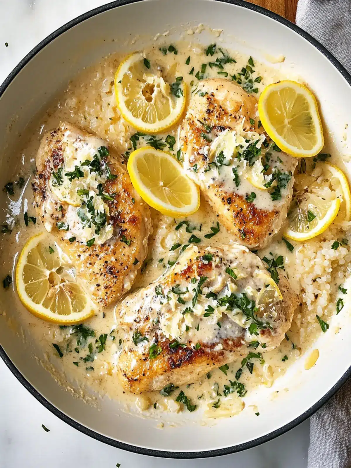 Indulge in Creamy Lemon Parmesan Chicken Bliss Tonight 2 Creamy Lemon Parmesan Chicken