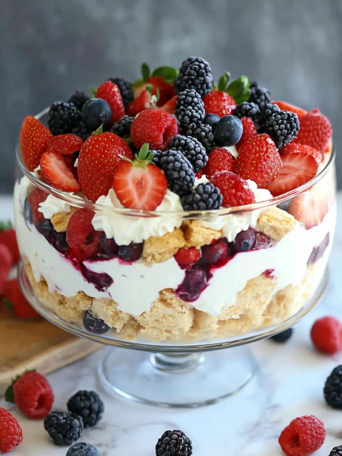 Heavenly Angel Food Berry Trifle Recipe for Sweet Moments 4 Angel Food Berry Trifle Recipe