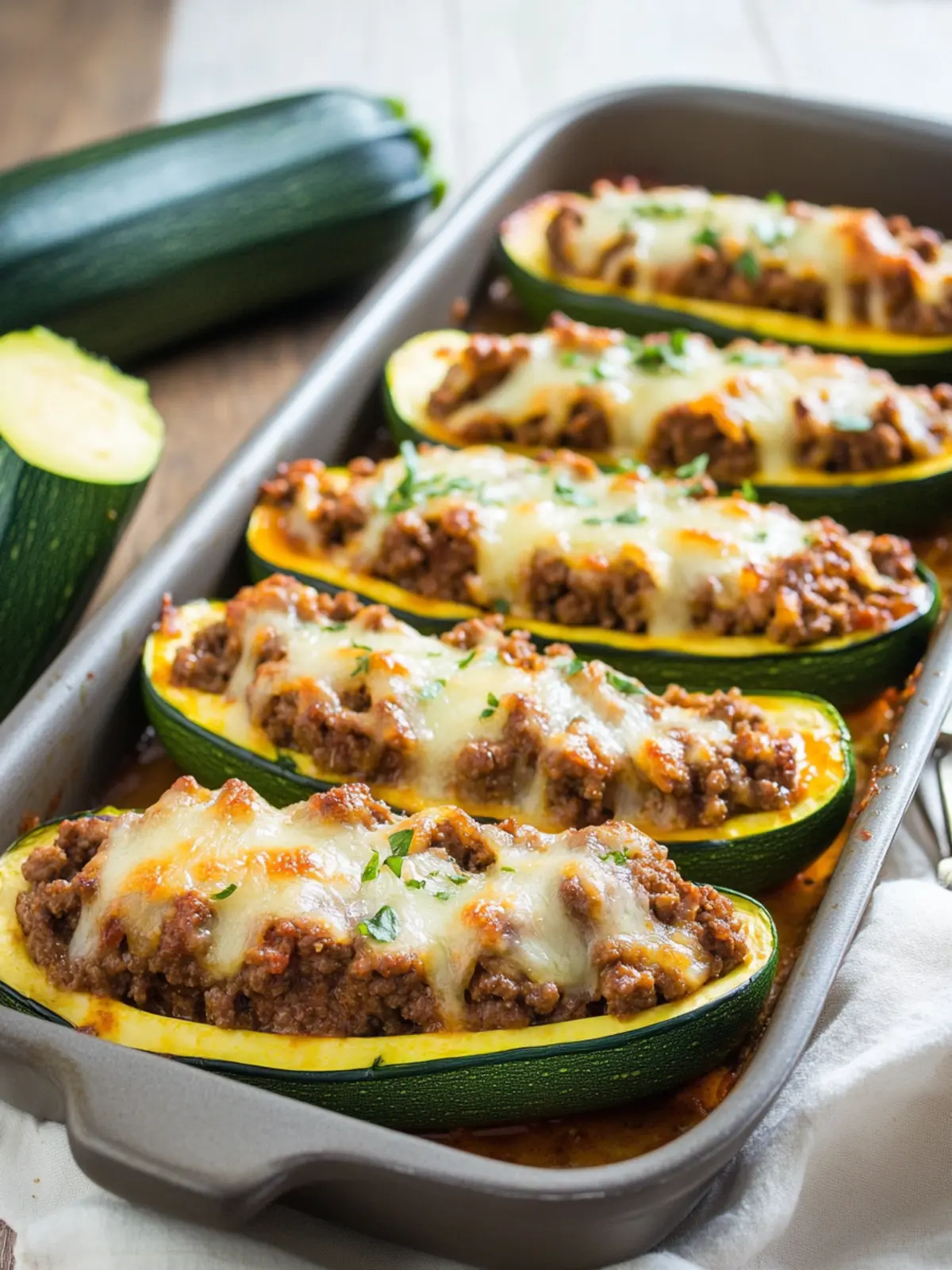 Savory Ground Beef Stuffed Zucchini for a Cozy Dinner Delight 5 Ground Beef Stuffed Zucchini
